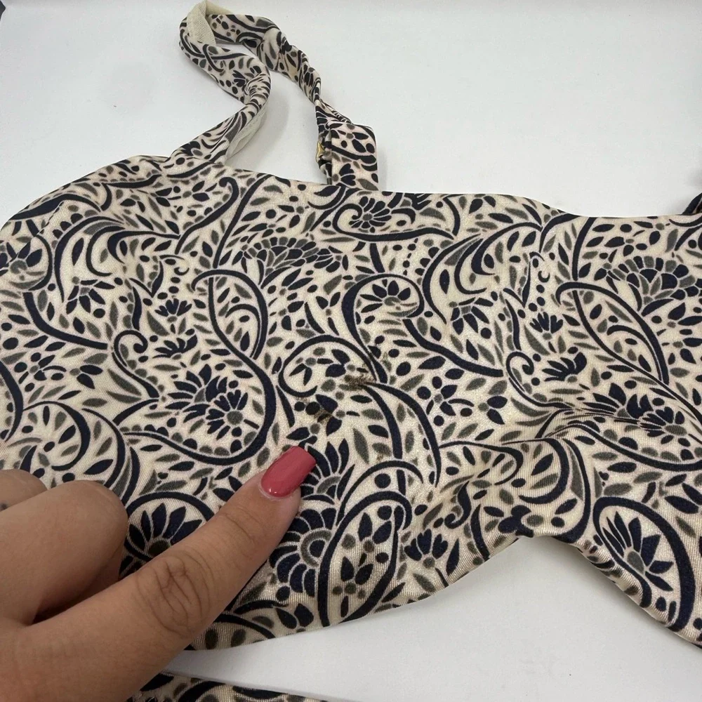 Athleta Aqualuxe Batik Bikini Swim Set